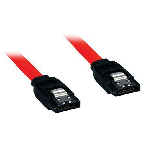 Comprehensive 7-Pin 180&deg; SATA Female to Female Cable with Locking Latch (18")