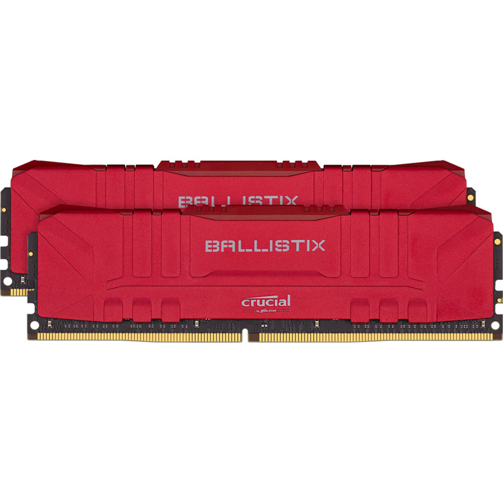Crucial 16GB Ballistix DDR4 3600 MHz UDIMM Gaming Desktop Memory Kit (2 x 8GB, Red)