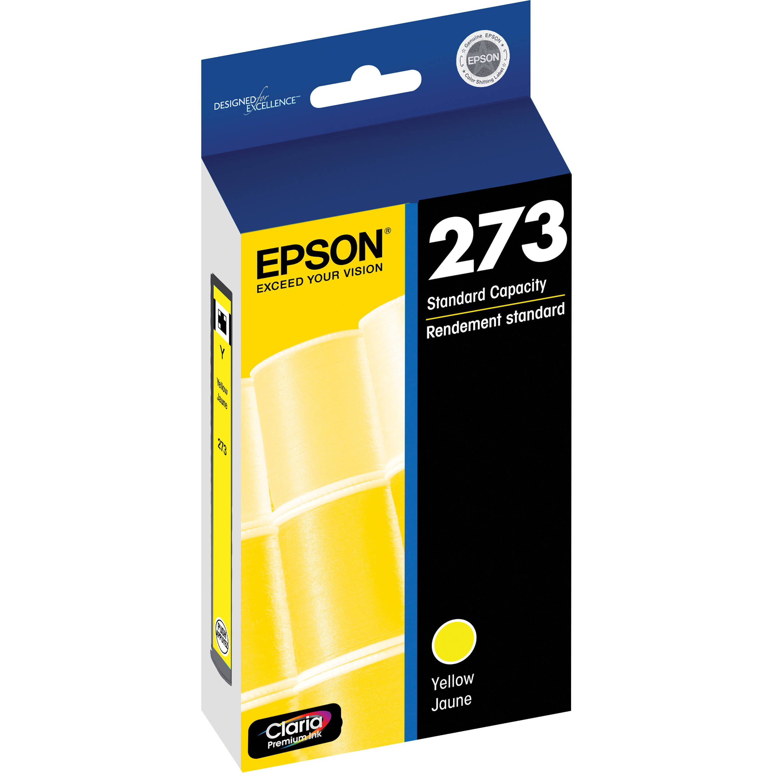 Epson Claria Premium 273 Standard-Capacity Yellow Ink Cartridge