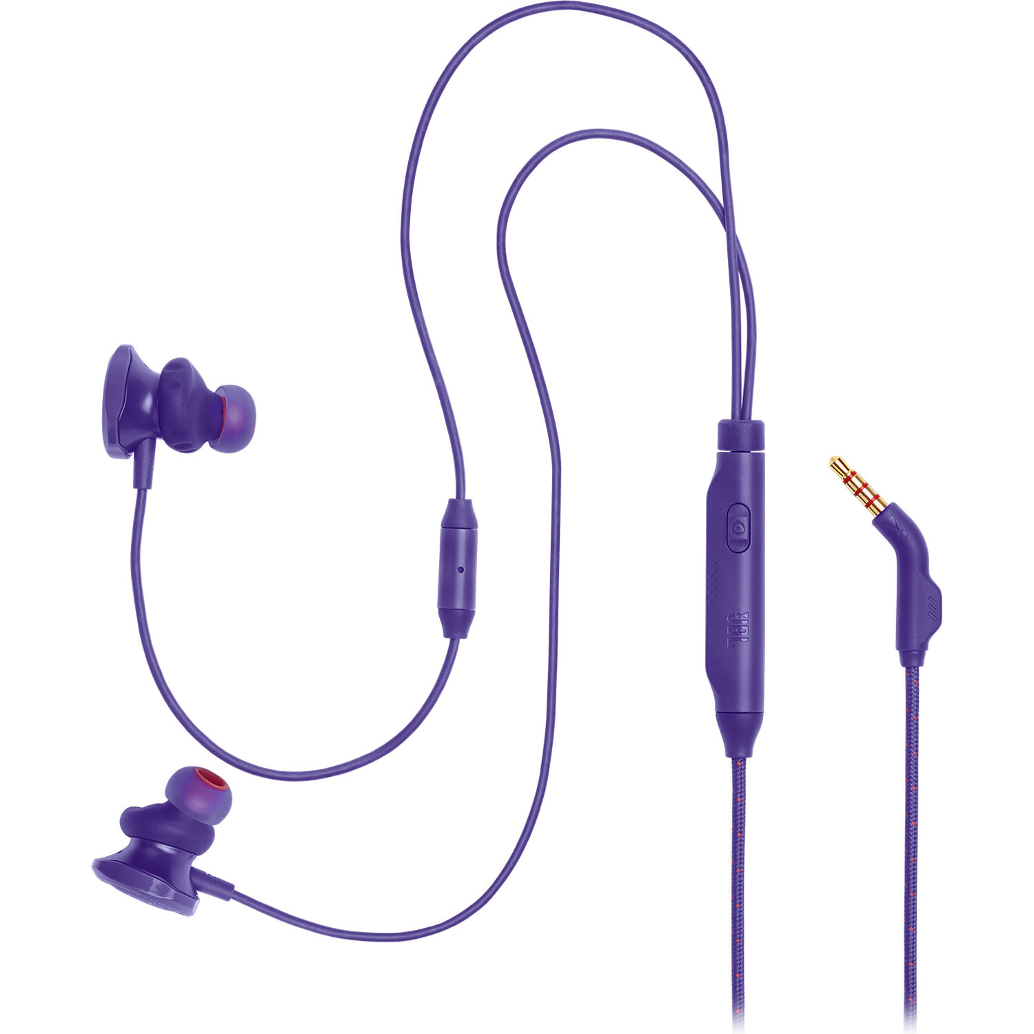JBL Quantum 50 Wired In-Ear Gaming Headphones (Purple)