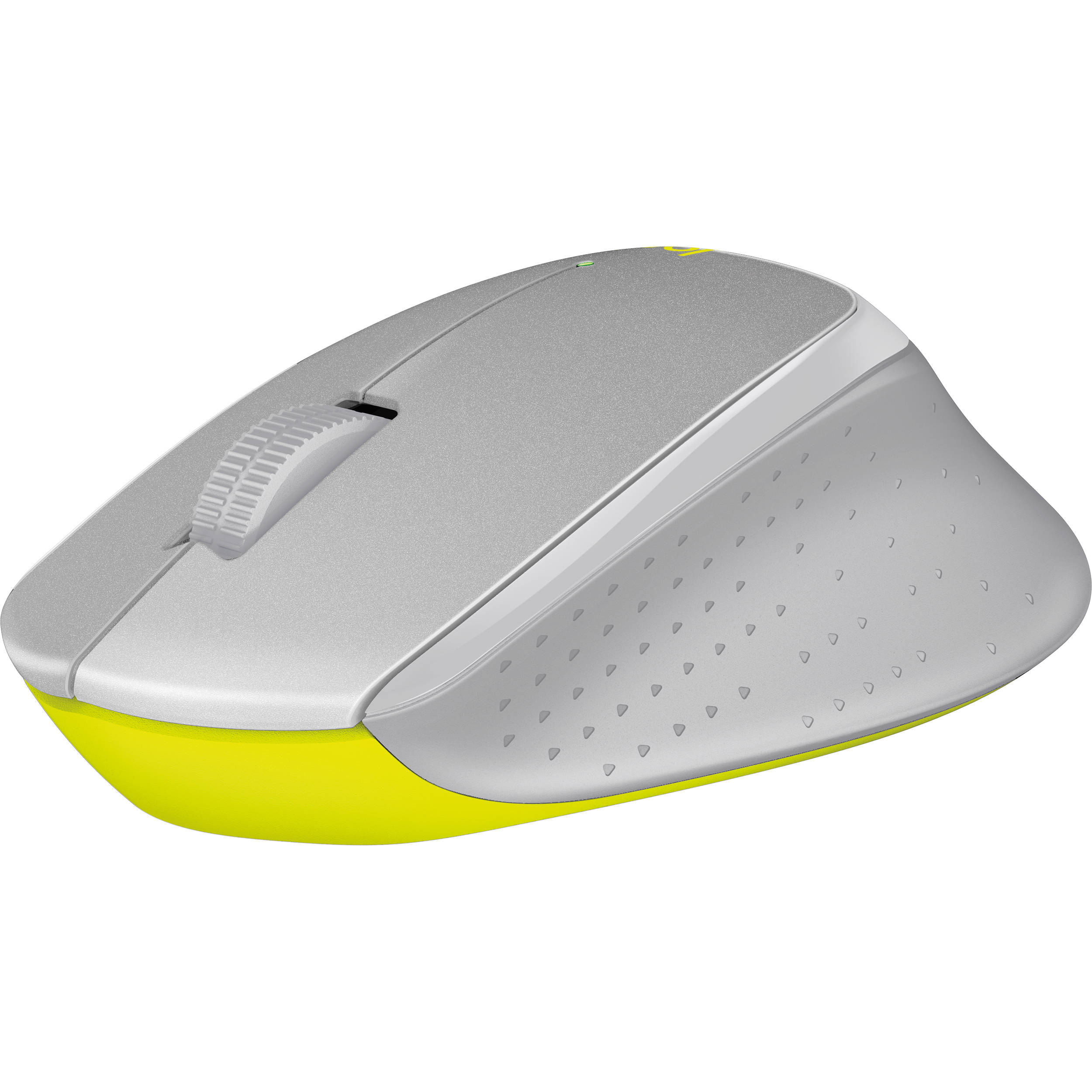 Logitech M330 Silent Plus Wireless Mouse (Gray/Yellow)