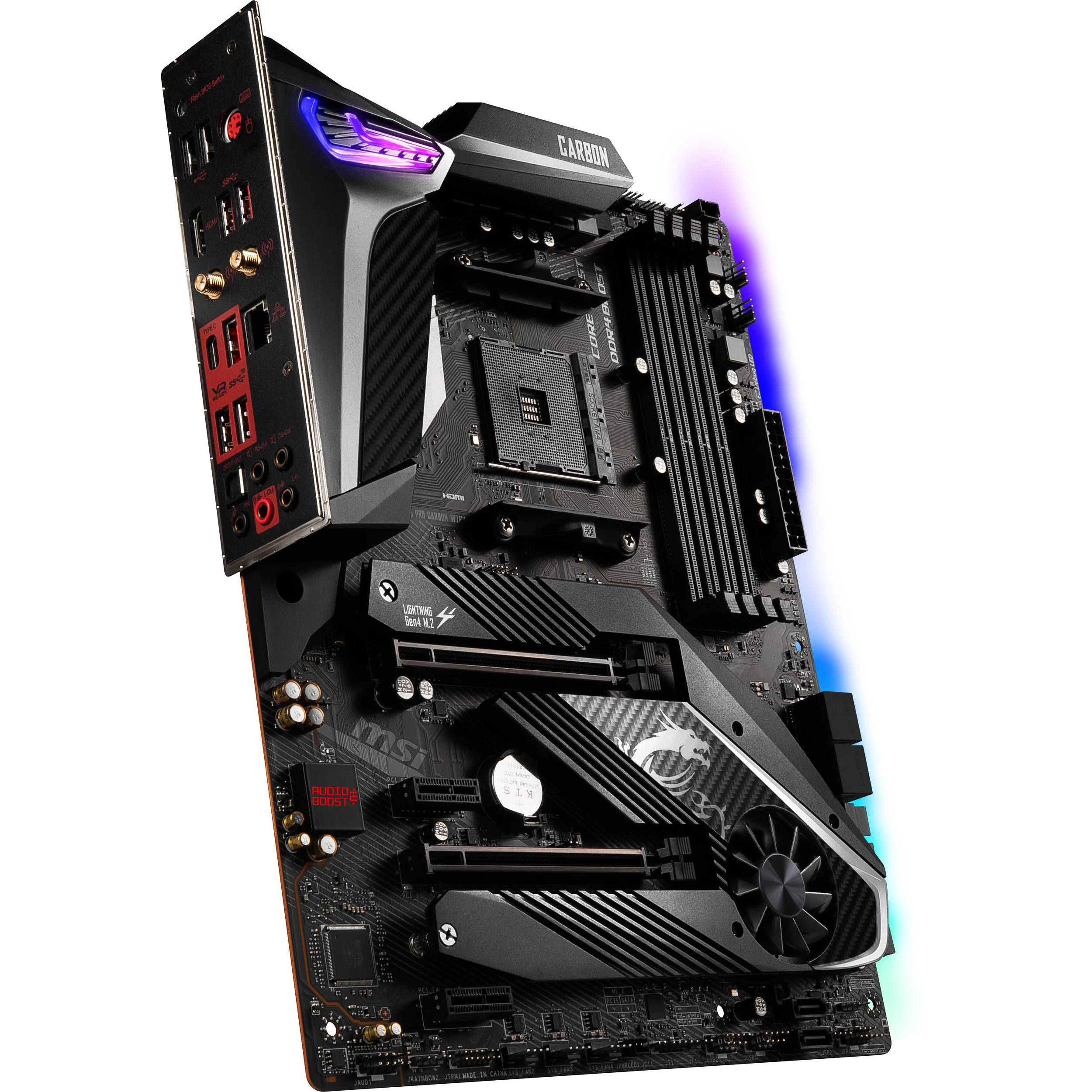 MSI MPG X570 GAMING PRO CARBON WIFI AM4 ATX Motherboard
