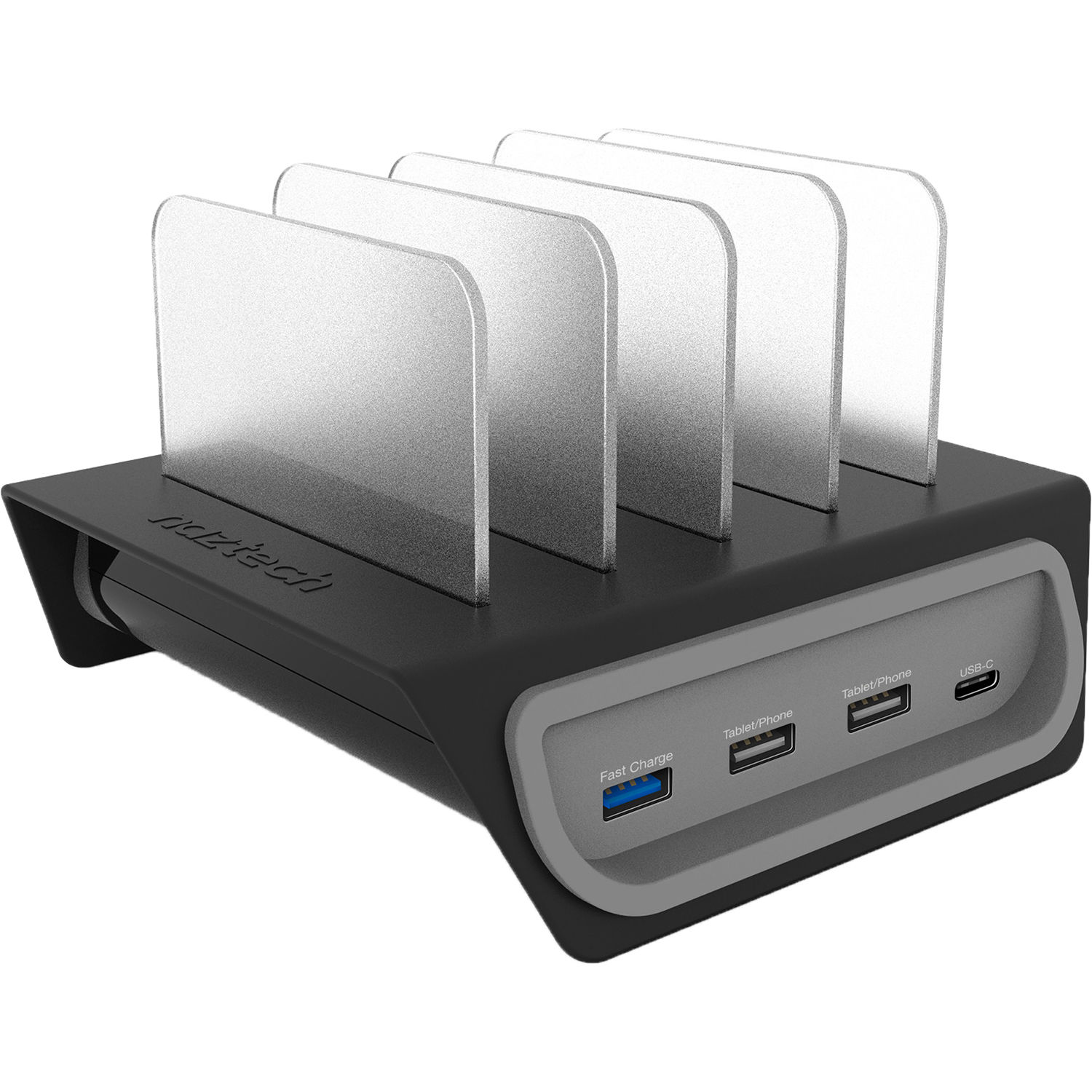Naztech Adaptive Fast Charge Power Hub4 4-Port Charging Station