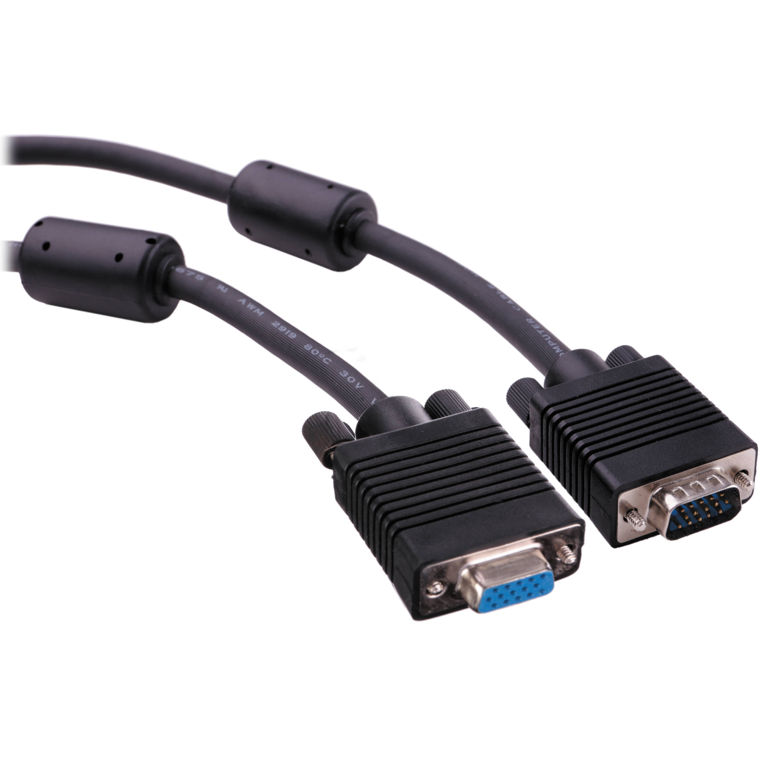 Pearstone Standard VGA Male to VGA Female Extension Cable (25')