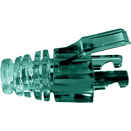 Platinum Tools EZ-DataLock Strain Relief Locks for CAT6 Connectors (Green, Pack of 100)