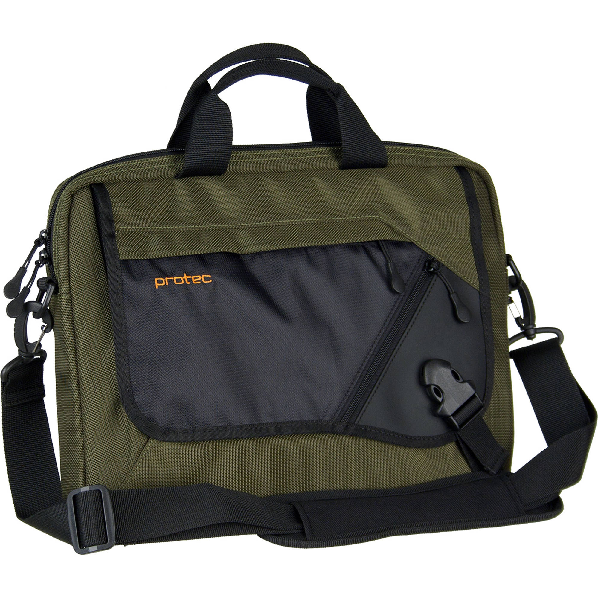 PRO TEC Slim Messenger Brief for 13.3" Notebook/Tablet (Green)