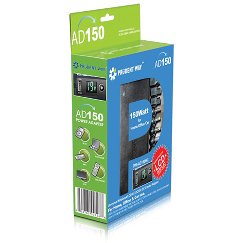 Prudent Way Universal Notebook & LCD AC/DC Power Adapter (150W)