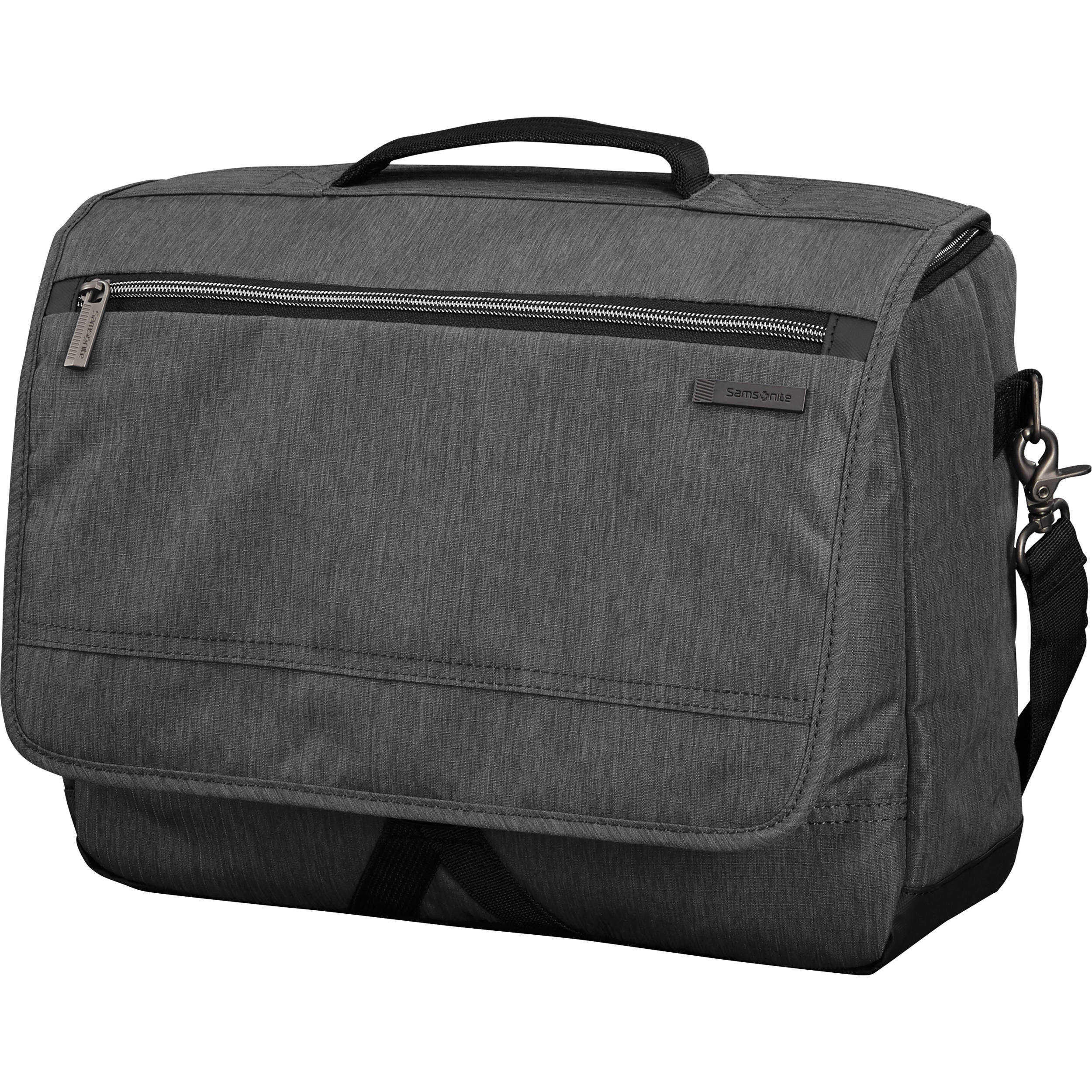 Samsonite Modern Utility Messenger Bag (Charcoal Heather/Charcoal)