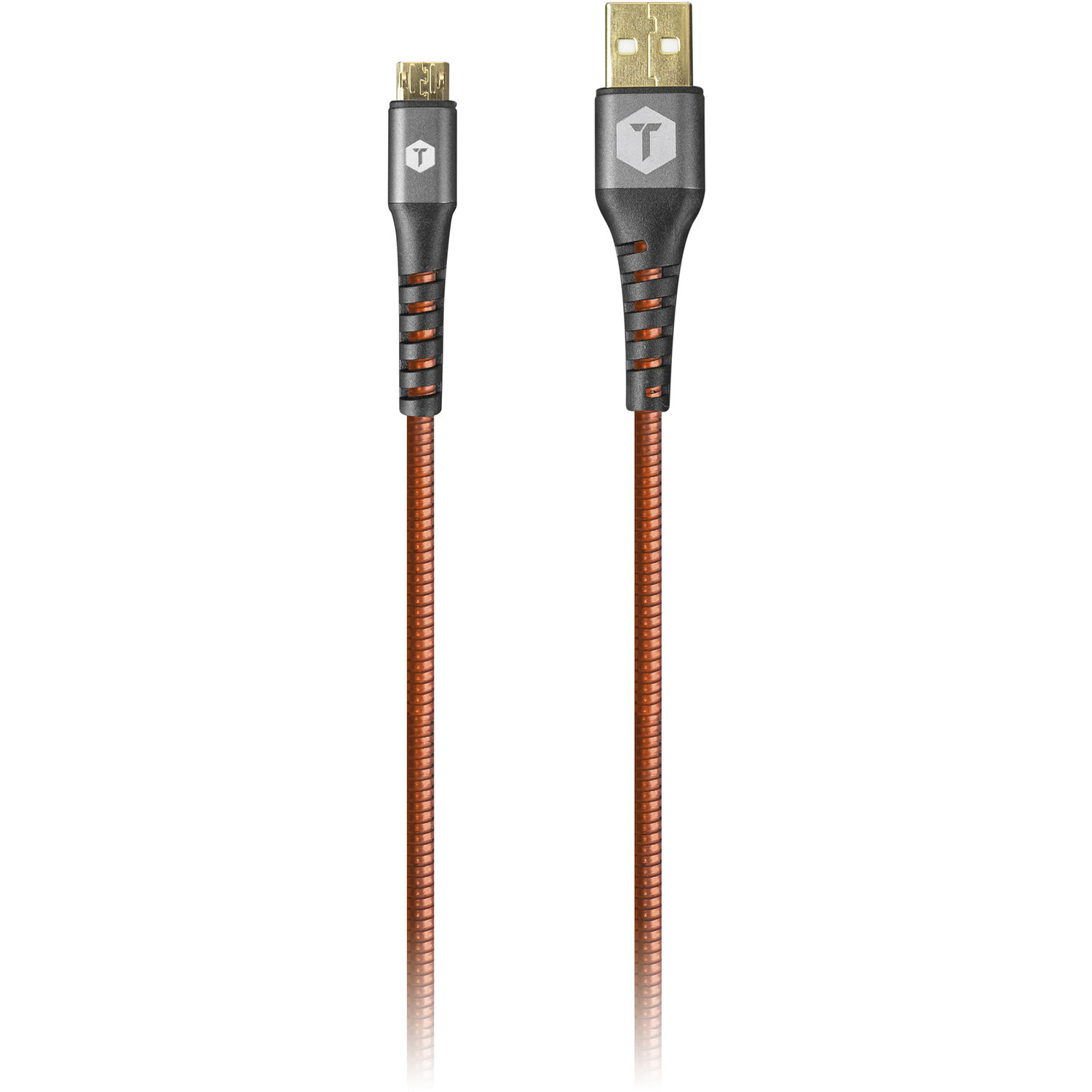 ToughTested Short Armor Flex Micro-USB to USB Type-A Cable (2')