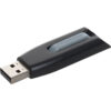 Verbatim 256GB Store 'n' Go V3 USB 3.0 Flash Drive (Gray/Black)